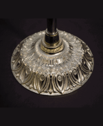 پرچم تشریفات لمینت لیزری چاپ اختصاصی با پایه افتابگردون طلای