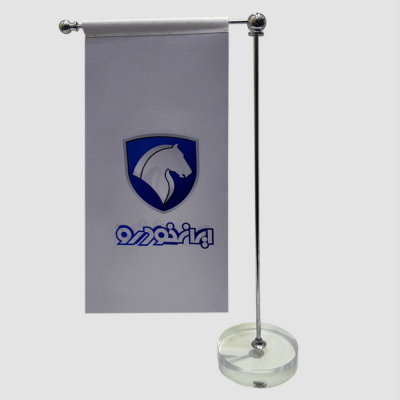 پرچم رومیزی مدل L کریستال استیل