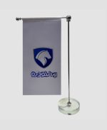پرچم رومیزی مدل L کریستال استیل